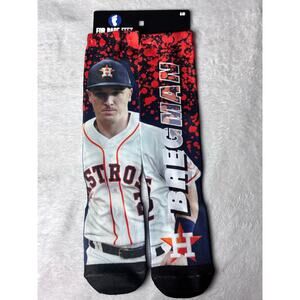 For Bare Feet L Houston Astros Road Warriors Bregman #2 Socks NWTs